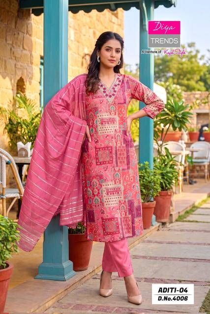 Diya trends aditi vol 4 best wholesale.kurtis.in.ramamurthynagar